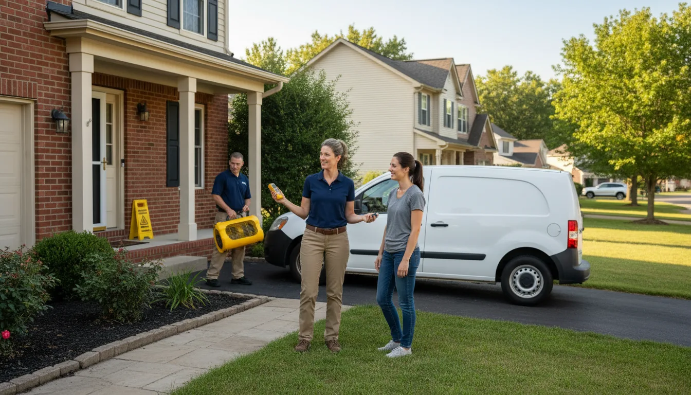 Water restoration image for Flood Water Cleanup, Removal And Restoration Services in Pella, IA
